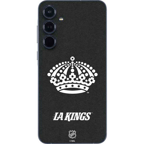 NHL Los Angeles Kings Black Background Galaxy A55 5G Skin